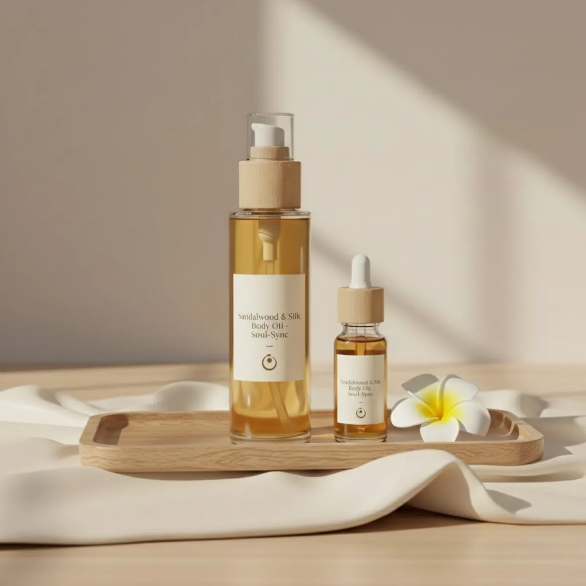 Sandalwood & Silk Body Oil view 3